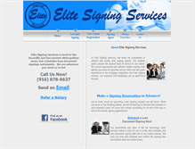 Tablet Screenshot of elitesignings.com